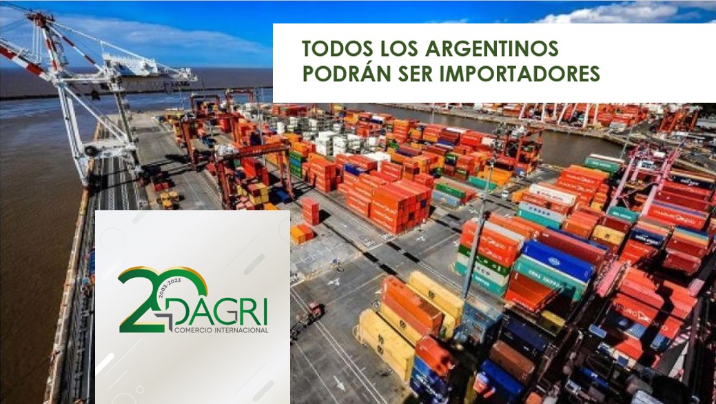 Todos los argentinos podrán ser importadores